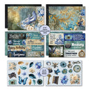 3 Quarter Designs 6"x 4" Card Making Pack - Grunged Baroque