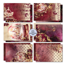 3 Quarter Designs 6"x 4" Card Making Pack - Sugarplum Wreaths