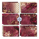 3 Quarter Designs 6"x 4" Card Making Pack - Sugarplum Wreaths