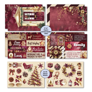 3 Quarter Designs 6"x 4" Card Making Pack - Sugarplum Wreaths