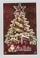 3 Quarter Designs 6"x 4" Card Making Pack - Sugarplum Wreaths