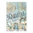Product packaging for '3Quarte Design' with beach-themed design elements on a white background.
