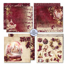 3 Quarter Designs Scrapbook Paper Pack 6"x 6" - Sugarplum Wreaths