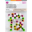 CousinDIY Paste-On Wiggle Eyes 10mm 50/Pkg Neon