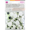 CousinDIY Wiggle Eyes Variety Pack 100/Pkg Glow In The Dark