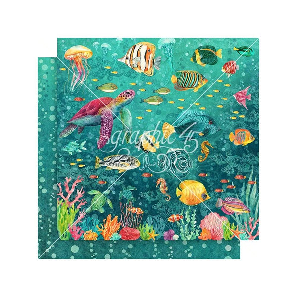 Graphic 45 Collection Pack 12"x 12" - Seas The Day
