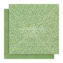 Graphic 45 Fairy Boutique Double-Sided Cardstock 12"x 12" - Spring Green Pattern & Solid
