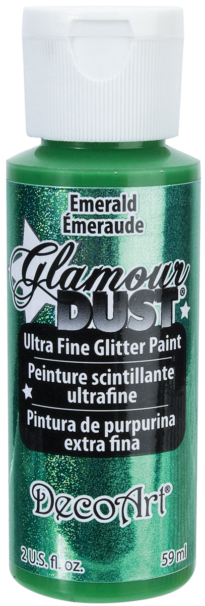 DecoArt Glamour Dust Glitter Paint 2oz - Emerald