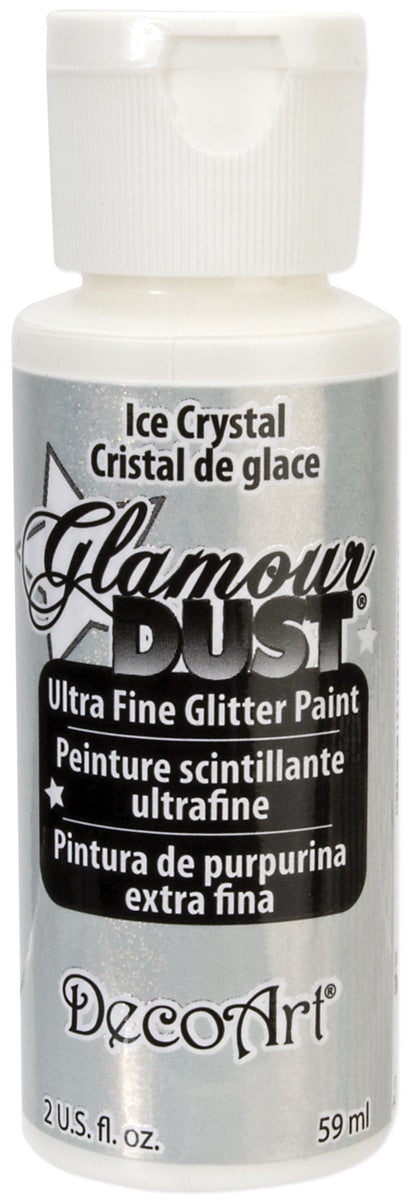 DecoArt Glamour Dust Glitter Paint 2oz - Ice Crystal