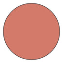 A solid circular color swatch in a muted terracotta or dusty rose shade, outlined in black and centered on a plain white background.