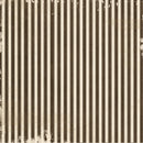 Vertical striped pattern with alternating dark brown and warm beige stripes, featuring a distressed, vintage-textured finish with subtle wear and tear details.