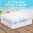 Universal Crafts Stackable 12"x 12" Paper Storage Organiser 4 Pack