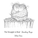 House Mouse Cling Rubber Stamp Snuggle Up*