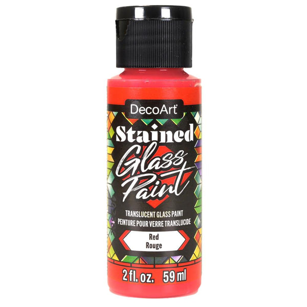 DecoArt Stained Glass Paint 2oz - Red