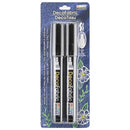 Uchida DecoFabric Opaque Paint Marker Chisel Tip 2/Pkg - Black*