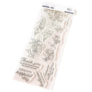 Pinkfresh Studio Clear Stamp Set 4"X12" Artsy Floral*