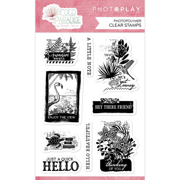PhotoPlay Photopolymer Clear Stamps Coco Paradise