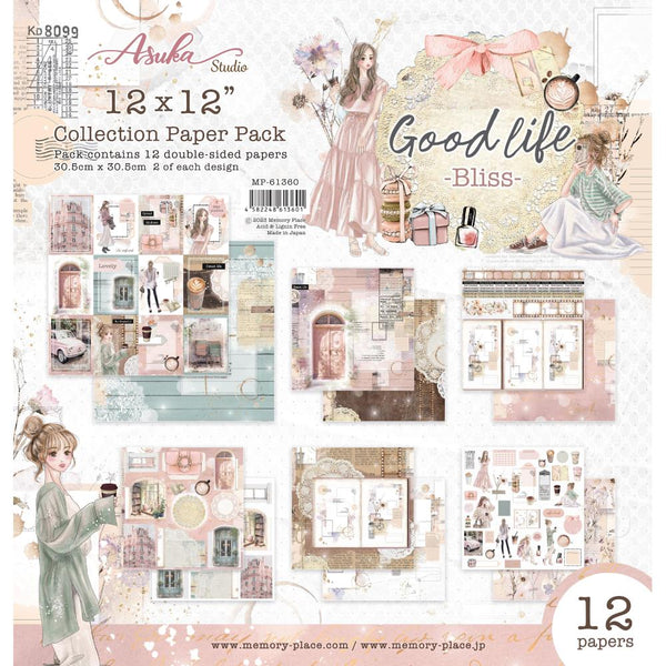 Asuka Studio Collection Pack 12"X12" Good Life Bliss