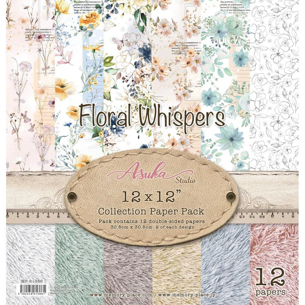 Asuka Studio Collection Pack 12"X12" Floral Whispers