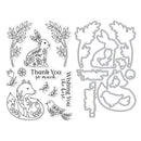 Hero Arts Clear Stamp & Die Combo Folk Animals*