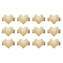 We R Charm Stapler Charm 12/Pkg Gold Heart