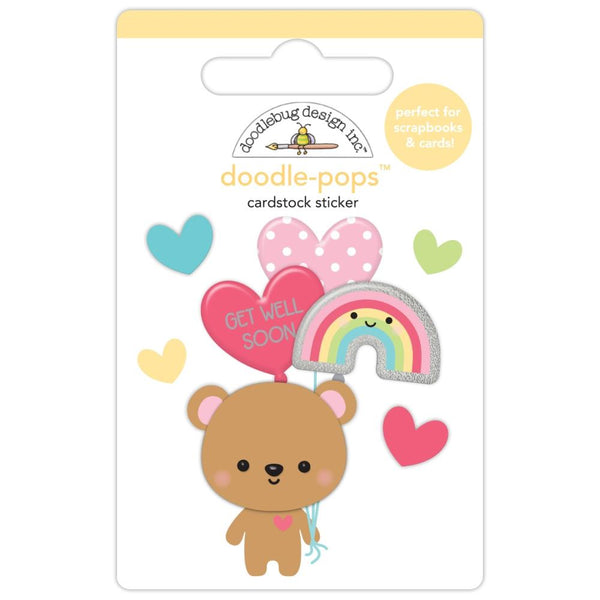 Doodlebug Doodle-Pops 3D Sticker Bear Hugs - 8014