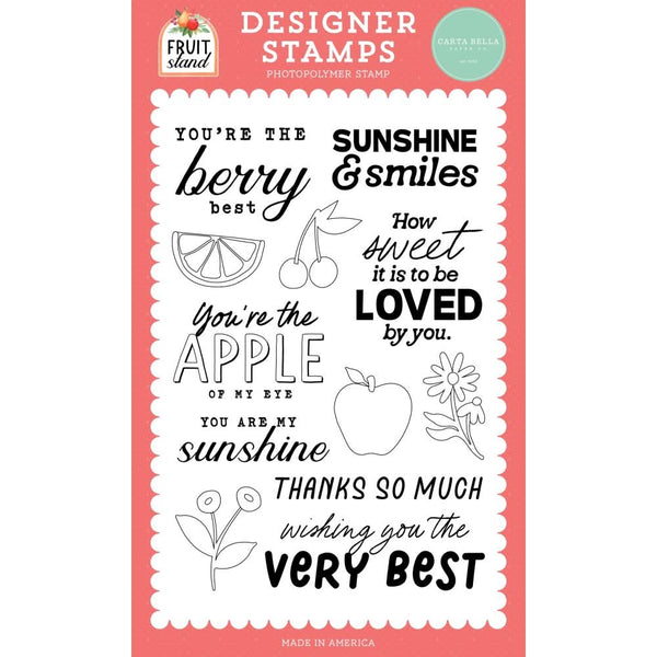 Carta Bella Stamps Berry Best, Fruit Stand*