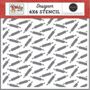 Carta Bella Stencil 6"X6" Rolling Pin, Roll With It*