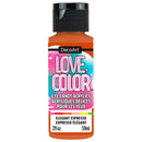 DecoArt Love Colour Eye Candy Acrylic Paint 2oz - Elegant Espresso*