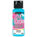 DecoArt Love Colour Eye Candy Acrylic Paint 2oz - Azure Sky