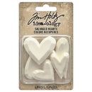Tim Holtz Idea-ology Salvaged Hearts 5 Pieces*