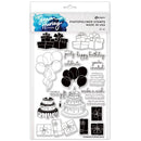 Simon Hurley create. Clear Stamps 6"X9" Birthday Party*