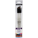 Daler-Rowney Graduate All Purpose Synthetic Brush Set 3/Pkg Long Handle*