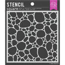 Hero Arts Stencil 6"X6" Pebbles & Stones