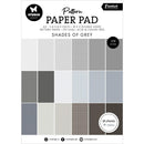 Studio Light Essentials Pattern Paper Pad 5.86"X8.26" 36/Pkg Nr. 250, Shades Of Grey*