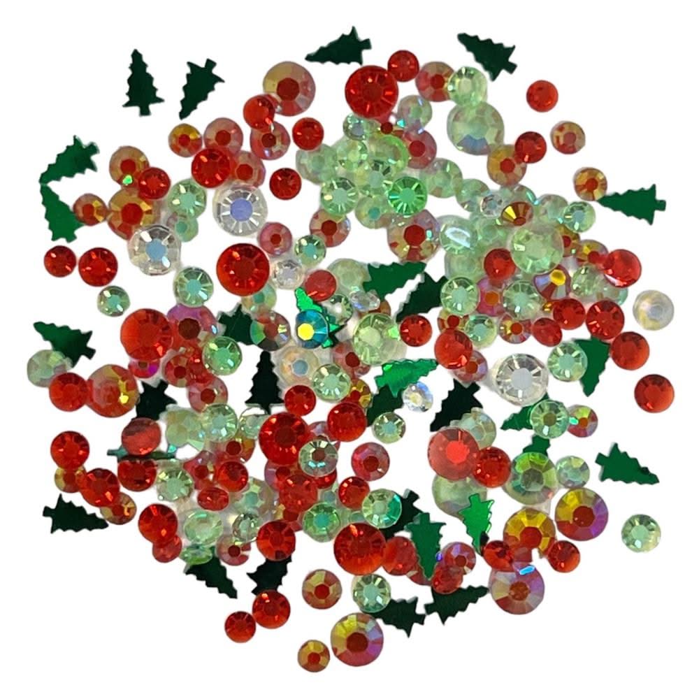 Sparkletz Embellishments - Cuori rossi da Buttons Galore and More Sparkletz Embellishments - Cuori rossi da Buttons Galore and More
