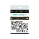 Deco Foil Toner Card Fronts 4.25"X5.5" 8/Pkg - Bold Blooms