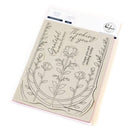 Pinkfresh Studio Cling Stamp 4.25"X5.5" Art Deco Floral Arch*