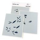 Pinkfresh Studio Stencils 4.25"X5.5" 3/Pkg Kindness In Bloom*