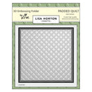 Lisa Horton Crafts Embossing Folder 6"X6" Padded Quilt