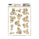 Find It Trading Amy Design Frosted Gold Christmas Punchout Lantern*