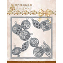 Find It Trading Amy Design Frosted Gold Christmas Die Frosted Gold Frame*