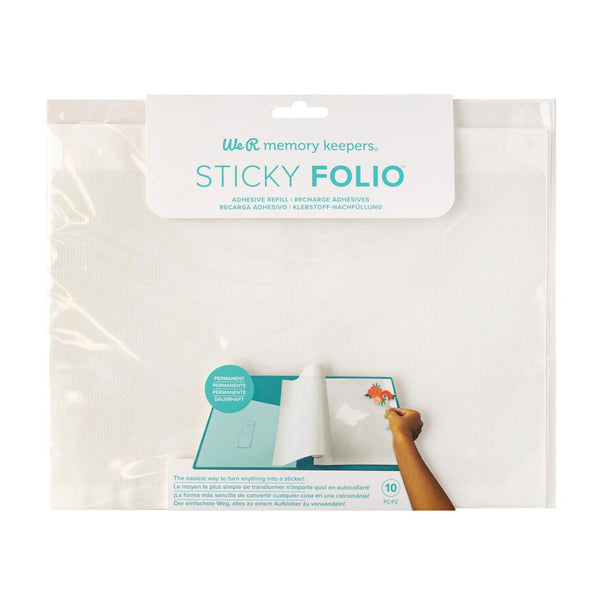 We R Memory Keepers Sticky Folio Refills 10/pkg - Permanent Micro Dot Sheets