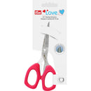 Prym Love Sewing Scissors 5.25" Red/Gray