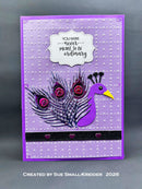 Karen Burniston Clear Stamps 3"x 4" - Strut Your Stuff