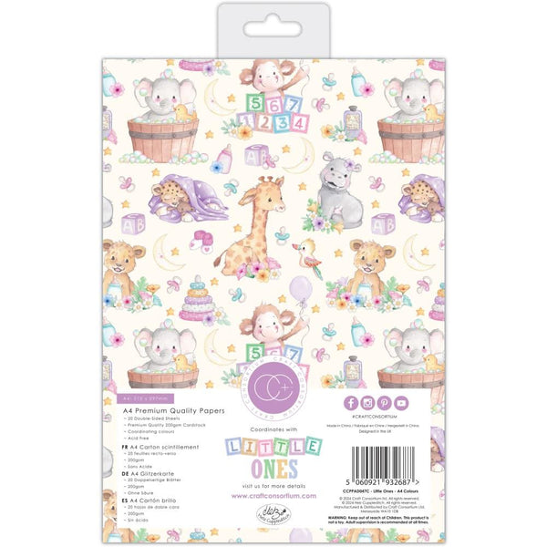 Craft Consortium Premium Paper Pad A4 10/Pkg Little Ones