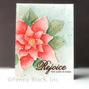 Penny Black 3D Embossing Folder 6"x 6" - Poinsettia*