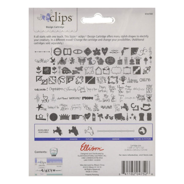Sizzix Eclips Cartridge - All Occasions