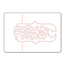 Sizzix Popn Cuts 3-D Magnetic Insert Die - Friend Phrase*