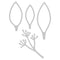 Sizzix Thinlits Die Set 4pk - Elegant Leaves*